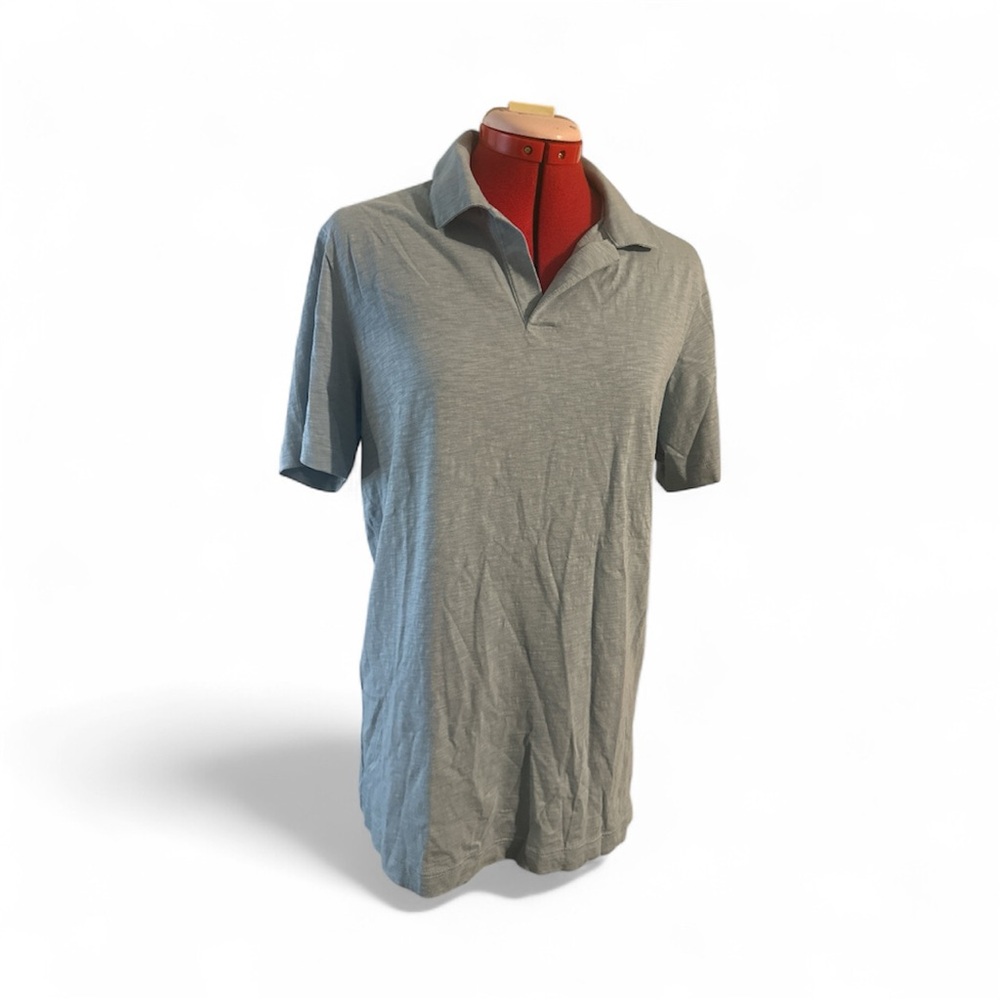 Theory Men's Sky Blue Polo Shirt - Picture 4 of 6